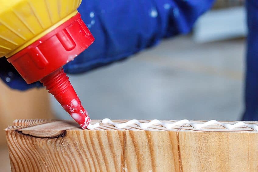 Apply Glue to Wood to Bond Nylon
