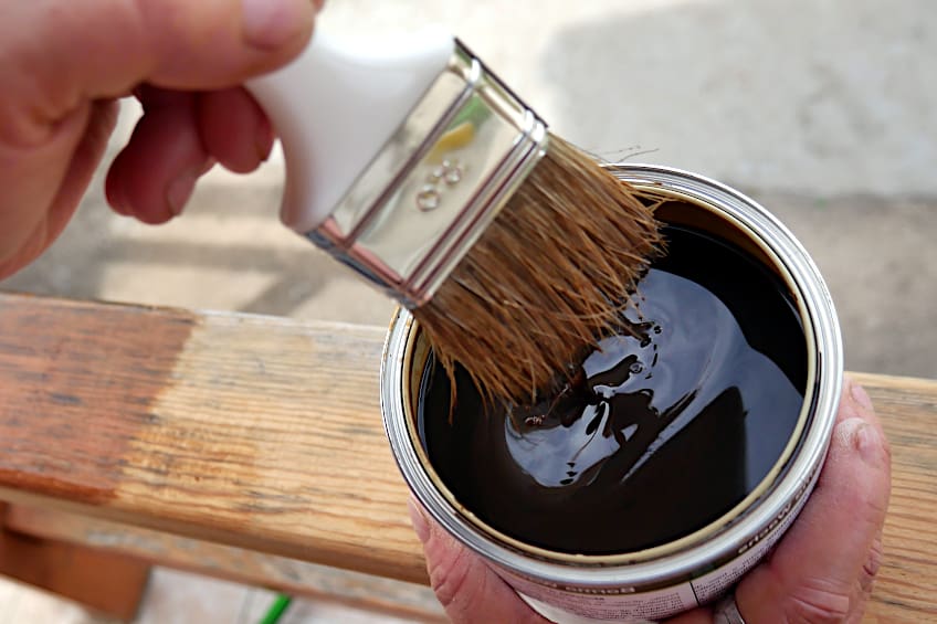 Apply Wood Preservative with Brush