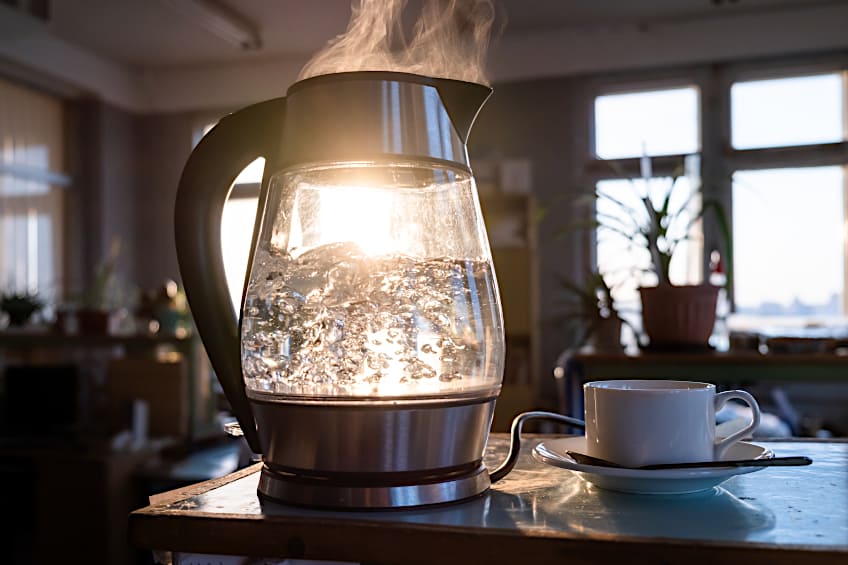 Boiling Water for Vinegar Mix Removes Varnish