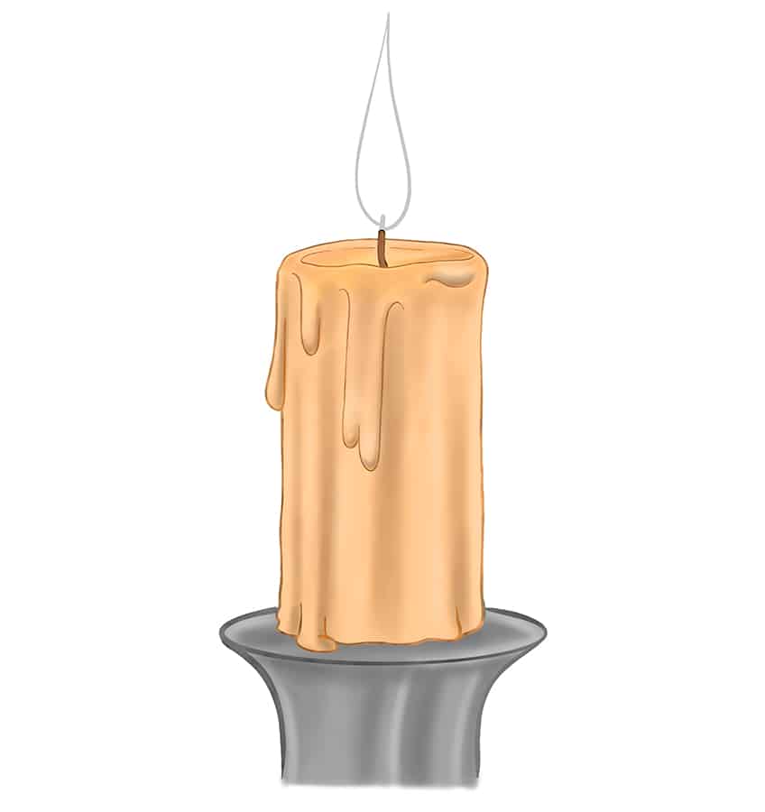 Candle Sketch 10