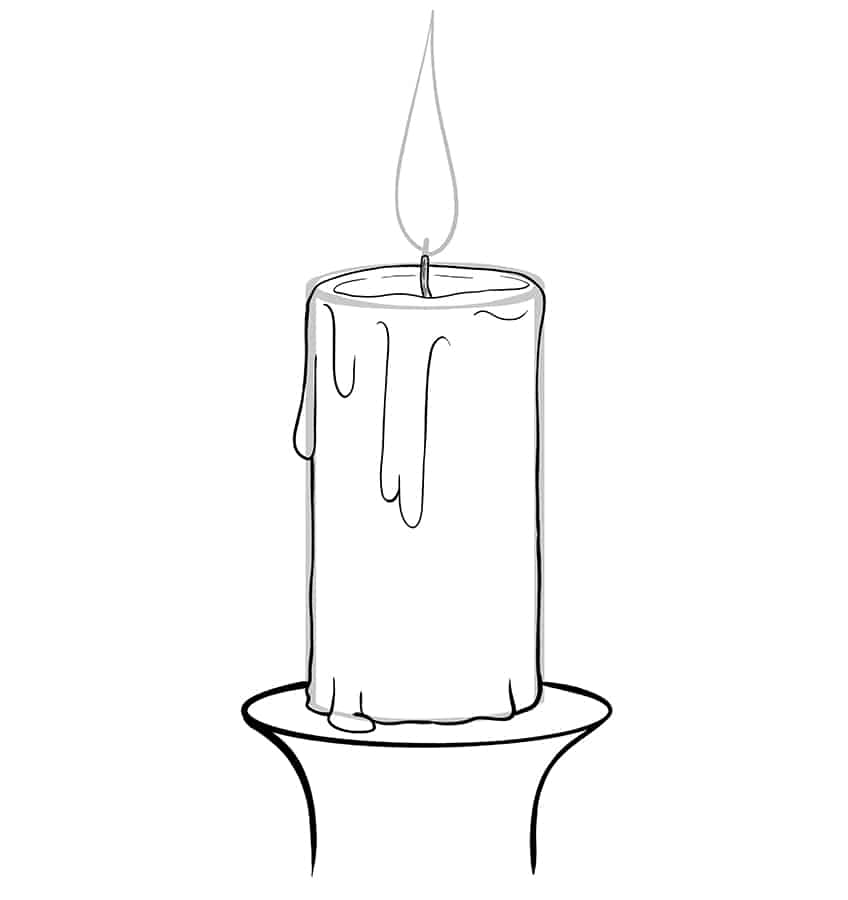 Candle Sketch 5