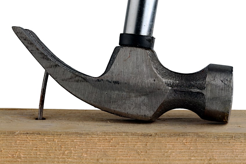 Claw Hammer Pulling Nail