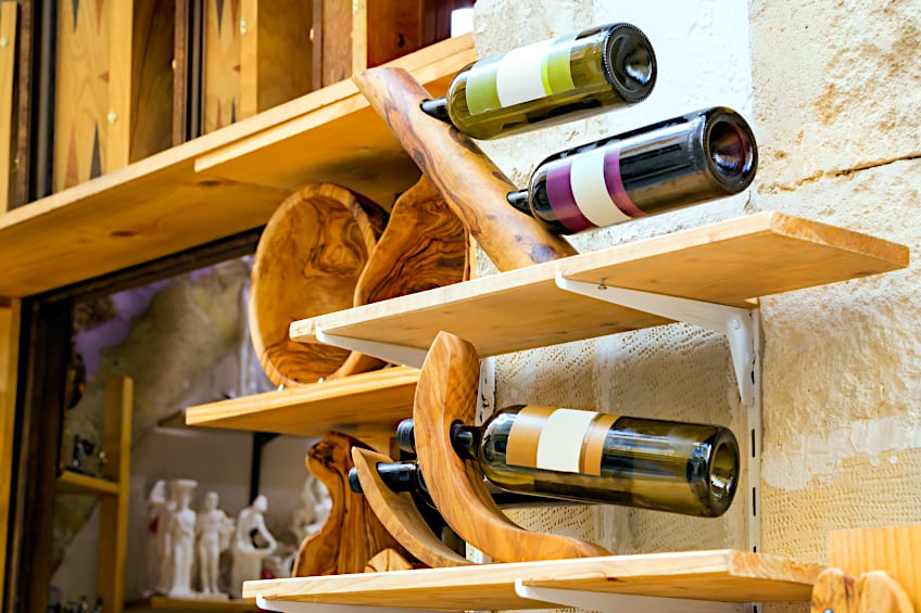 Creative Wine Bottle Rack Project