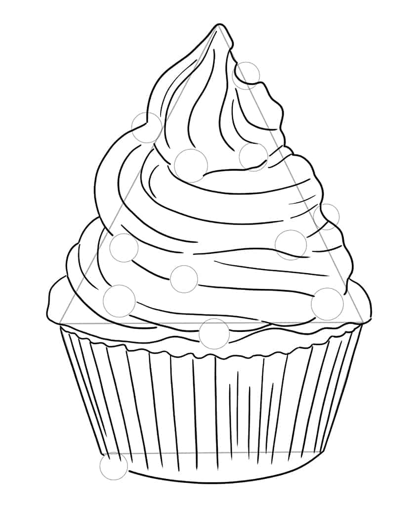 Cupcake Sketch 4