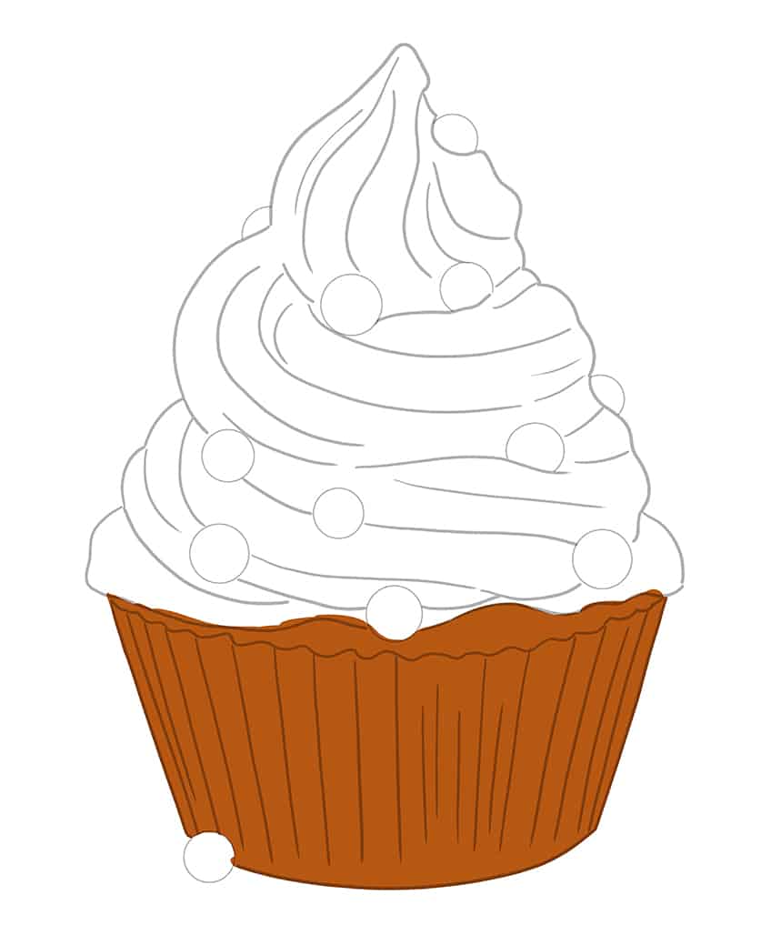 Cupcake Sketch 5