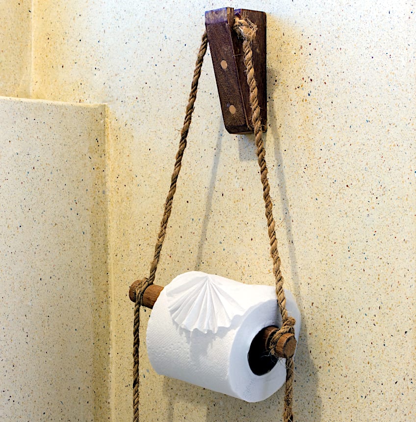 DIY Toilet-Roll Holder Project