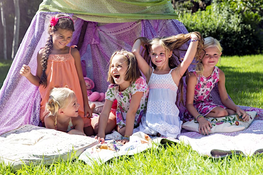 Garden Tent Project for Kids