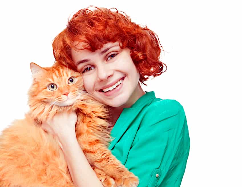 Ginger Cat and Ginger Hair