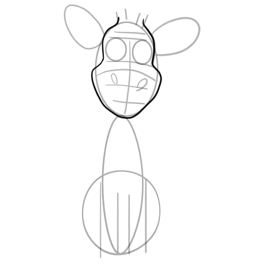 Giraffe Drawing 06