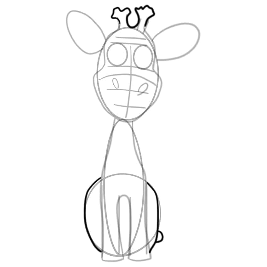 Giraffe Drawing 08