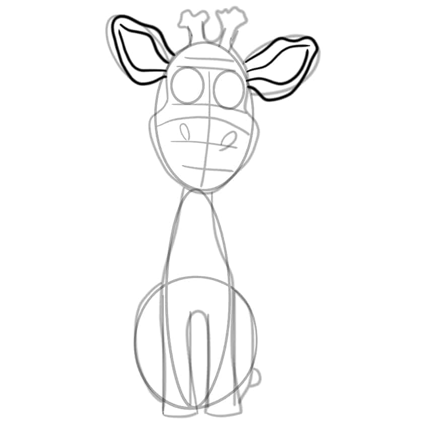 Giraffe Drawing 09