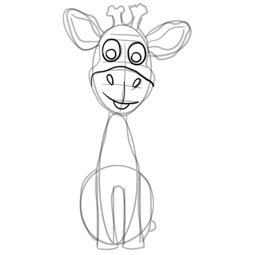 Giraffe Drawing 10