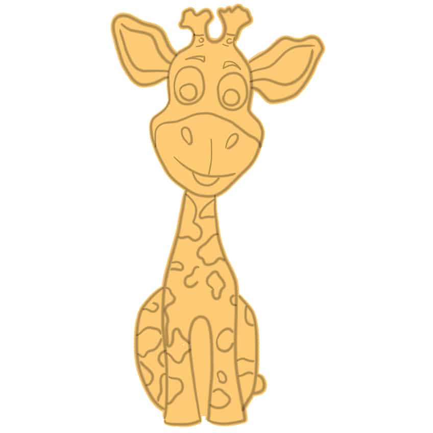 Giraffe Drawing 12