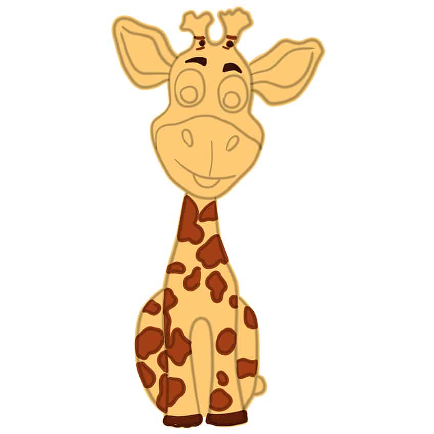 Giraffe Drawing 13