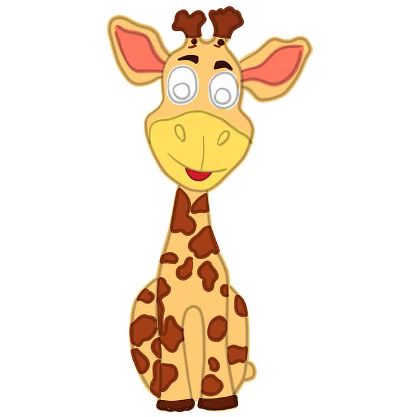 Giraffe Drawing 14
