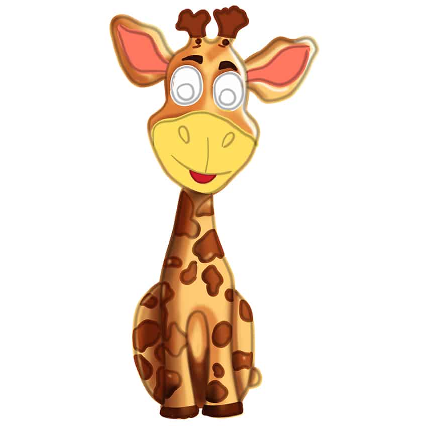 Giraffe Head 16
