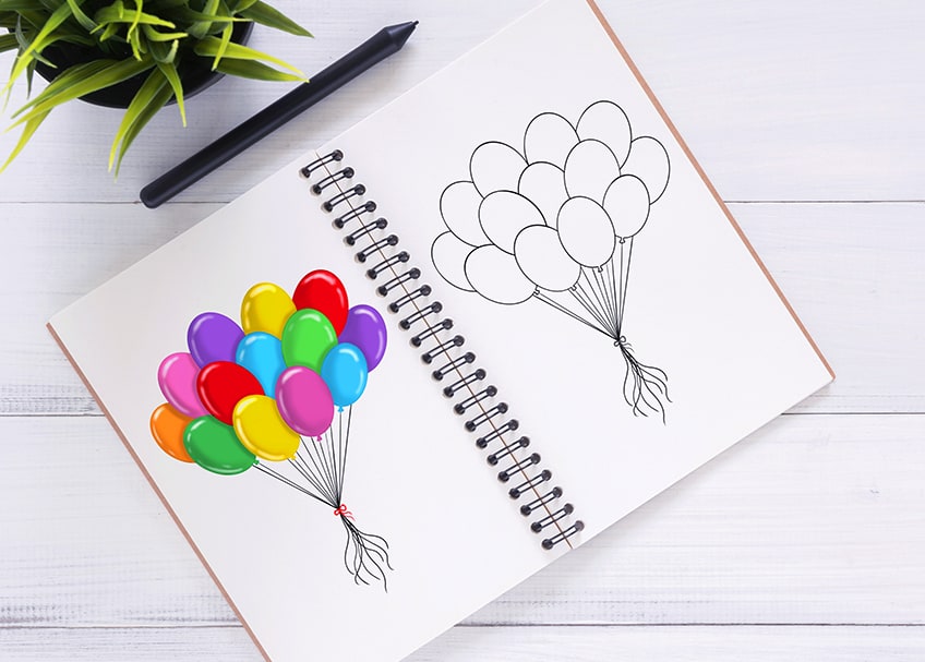 How to Draw a Balloon