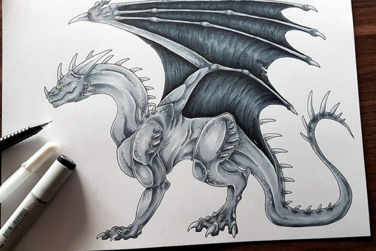 How to Draw a Dragon – Fantastic Creatures from Mythical Worlds