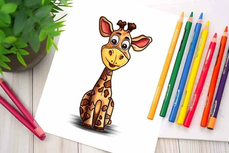 How to Draw a Giraffe – Draw a Gentle and Majestic Giraffe
