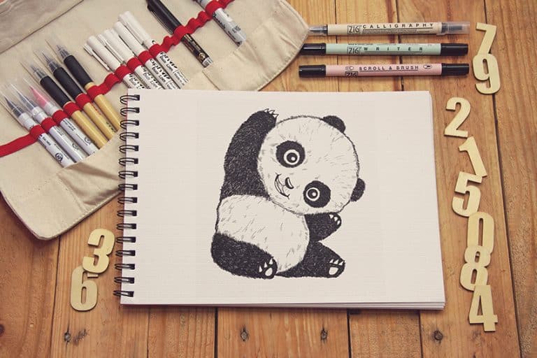 How to Draw a Panda – Tutorial for Cute Panda Drawing
