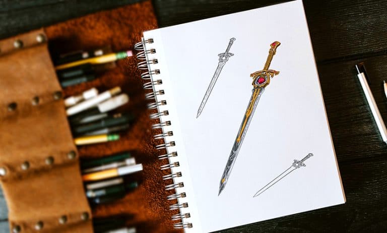 How to Draw a Sword – Create a Drawing of a Sword in 15 Easy Steps