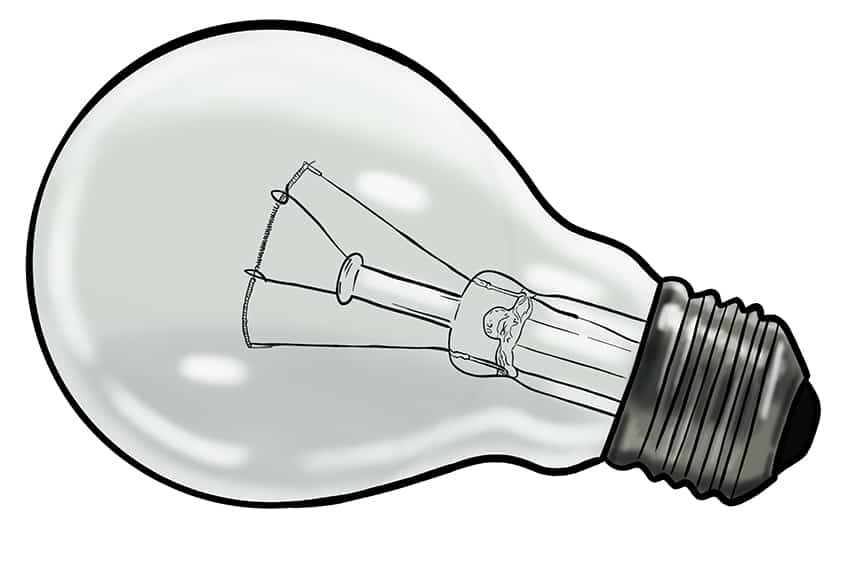 Light Bulb Sketch 16a
