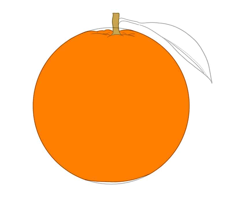 Orange Sketch 6