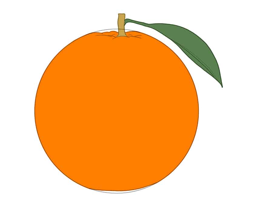 Orange Sketch 7