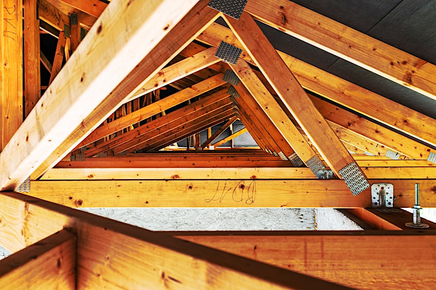 Pine Wood Roof Trusses