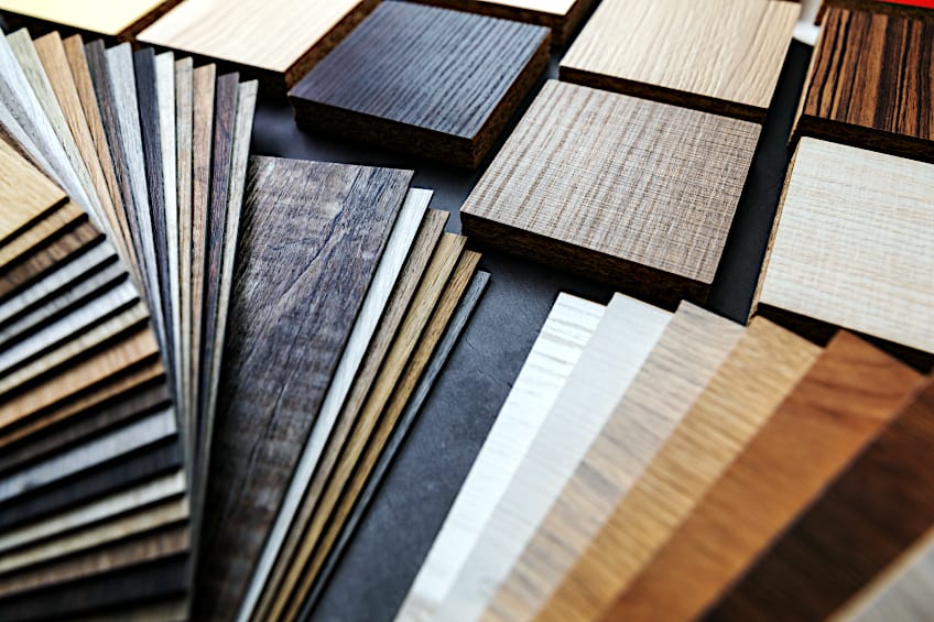 Range of Finishes for MDF and Particle Board