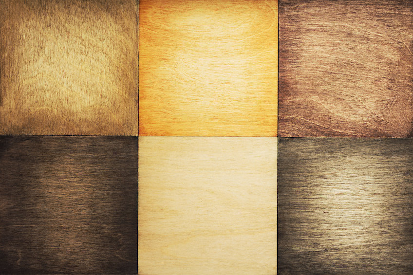Range of Stained Plywood Veneers
