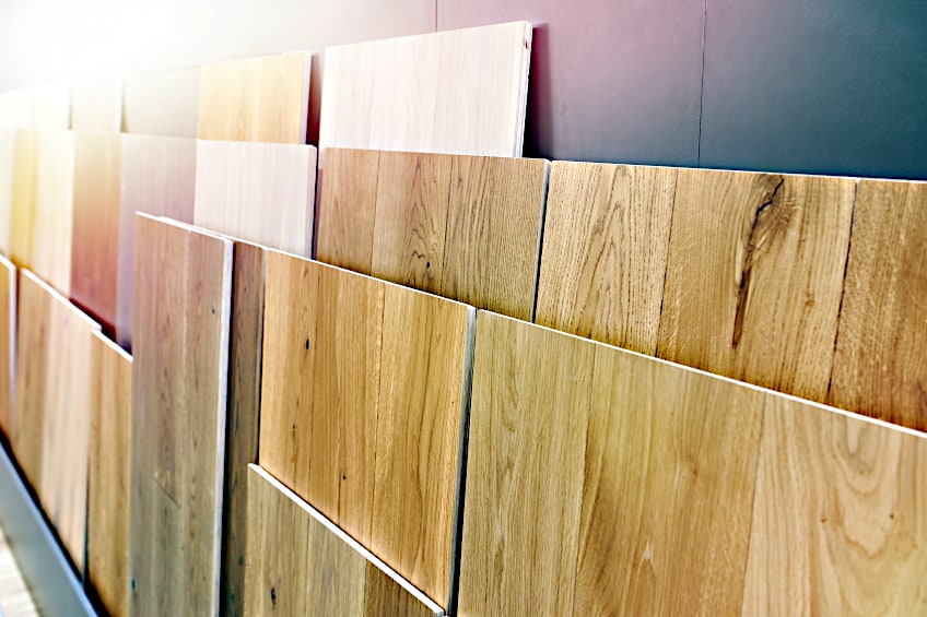 Range of Veneers on Plywood