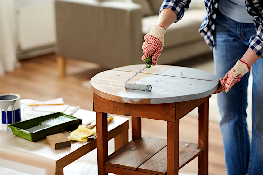 Renew Varnished Wood Furniture with Paint