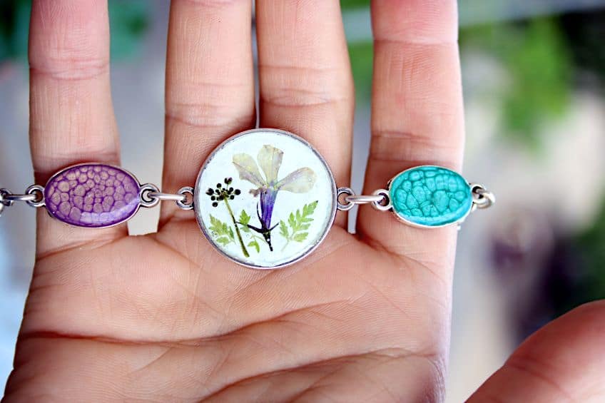 Resin Jewelry Made with Bezels