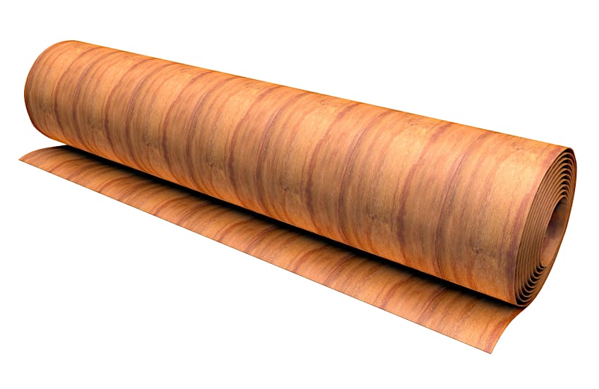 Roll of Wood Veneer