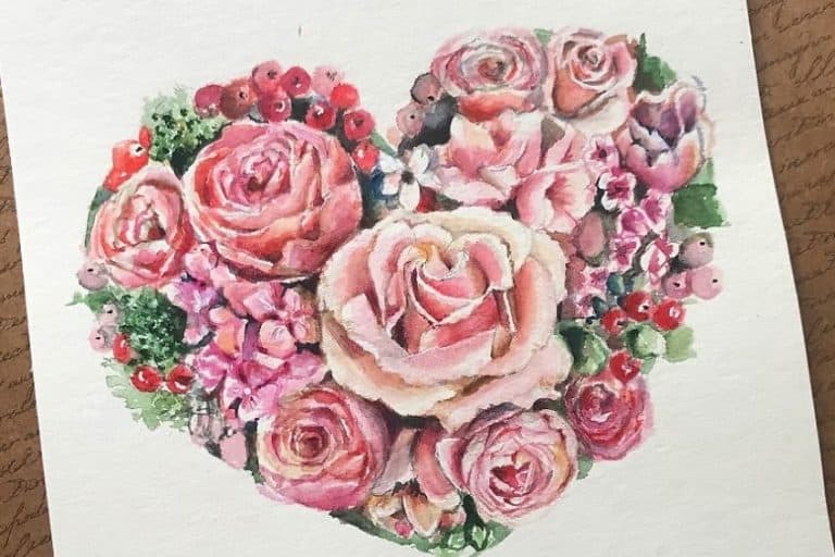 How to Draw a Rose – Introduction to Painting Roses in Watercolor