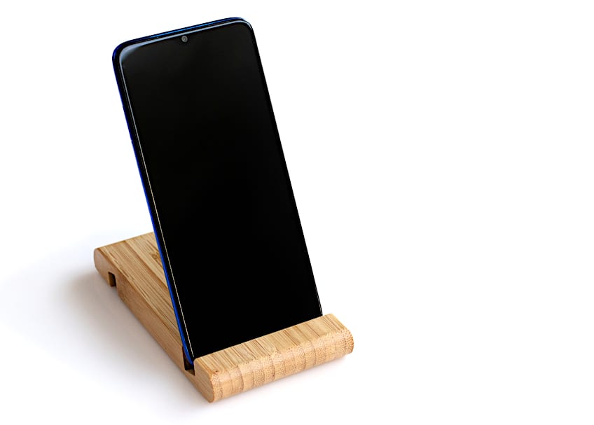 Smartphone Stand Wood Project