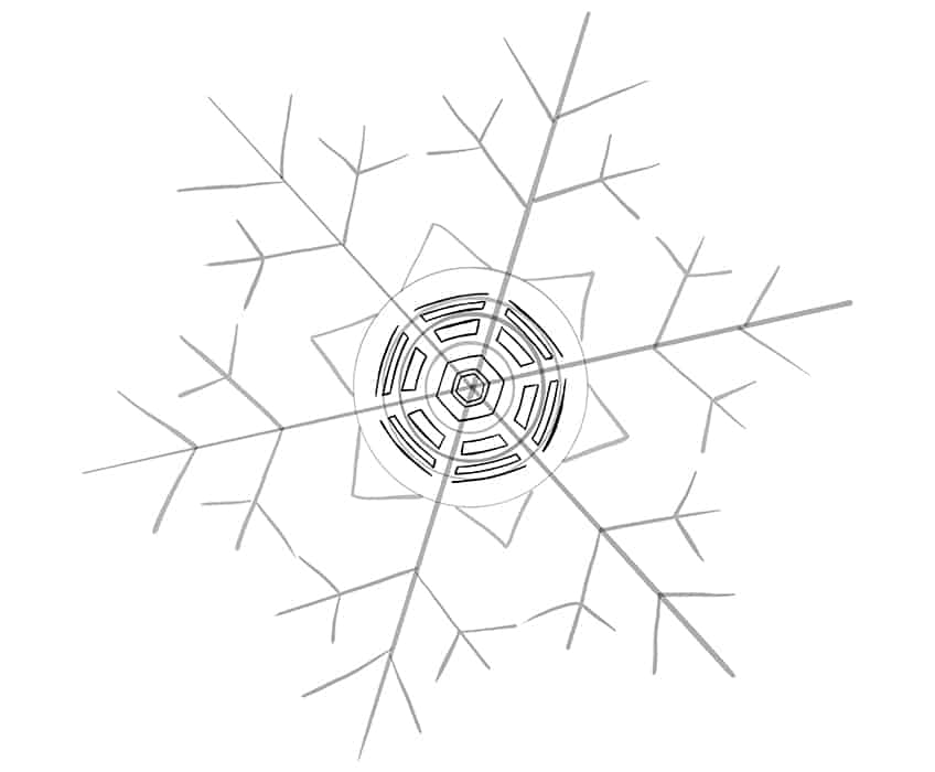 Snowflake Sketch 12