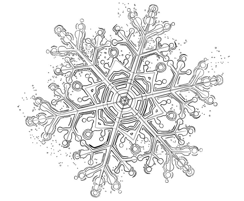 Snowflake Sketch 15