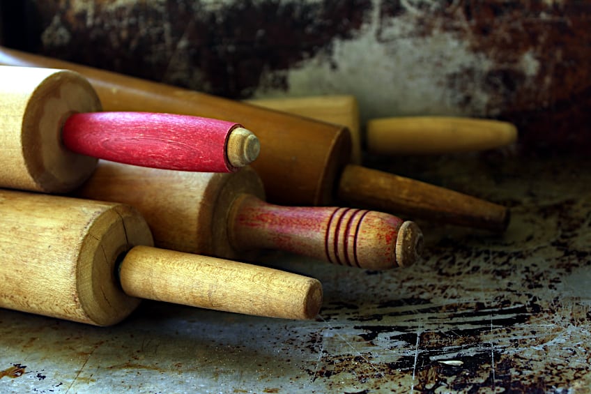 Turned Rolling Pin Handles