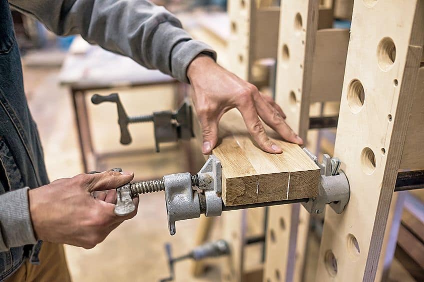 Use Clamps with Glue for Wood