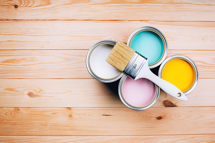 Water-Based Paints for Wood