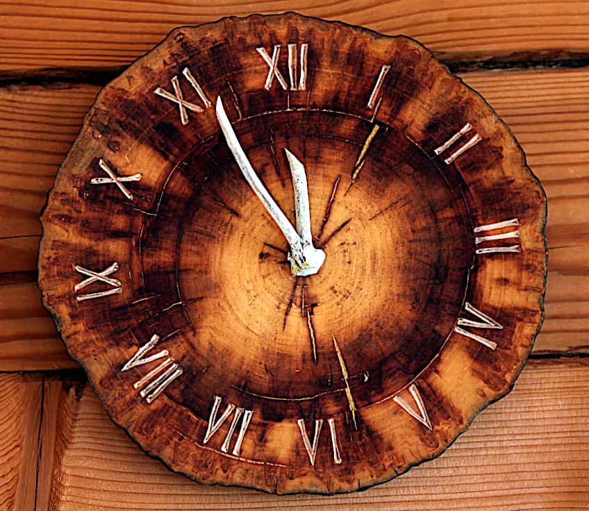 Wood Slice Clock Craft