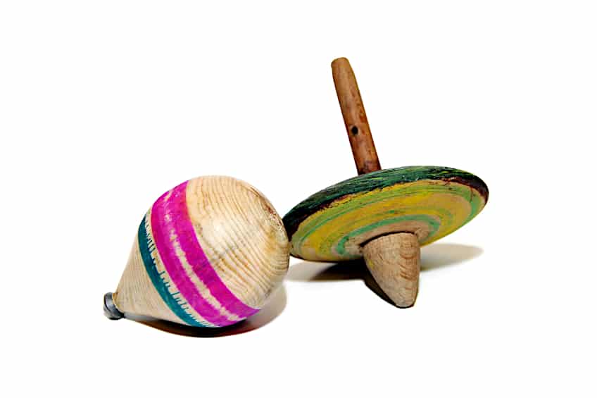 Wooden Spinning Top Project